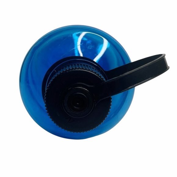 Nalgene Blue No BPA Water Bottle Narrow Mouth 32 oz Hiking Exercise USA Made - Picture 7 of 14